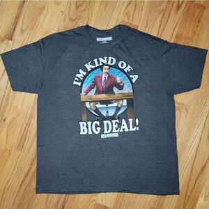 Anchorman The Legend Of Ron Burgundy I'm Kind Of A Big Deal T-Shirt Size XL